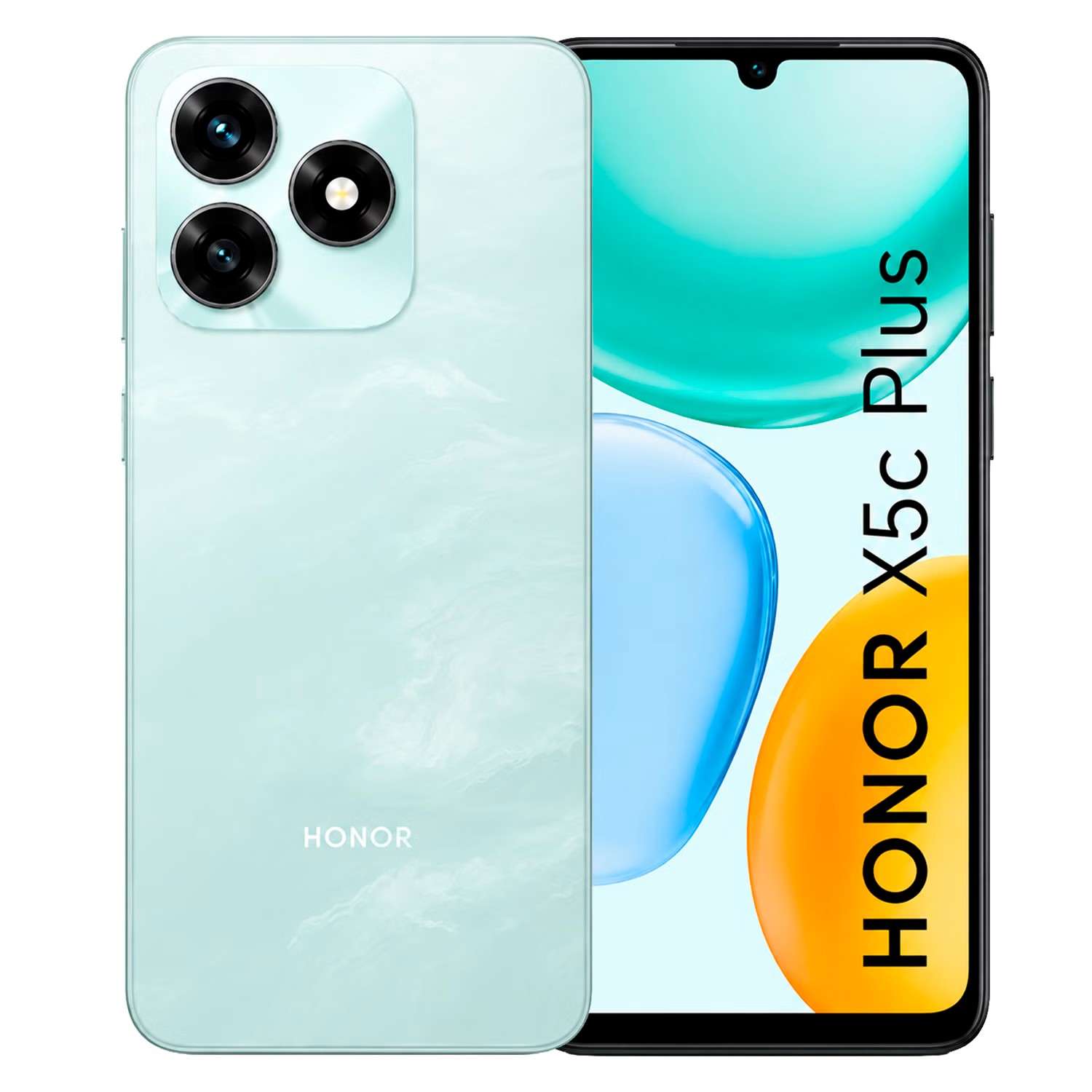 cel-honor-x5c-plus-ds256gb4-674-nfc-cyan-1413182-vdz0z Smartphone Honor X5c Plus 256GB 4GB RAM Dual SIM NFC Pantalla 6.74" - Azul - Imagen 1