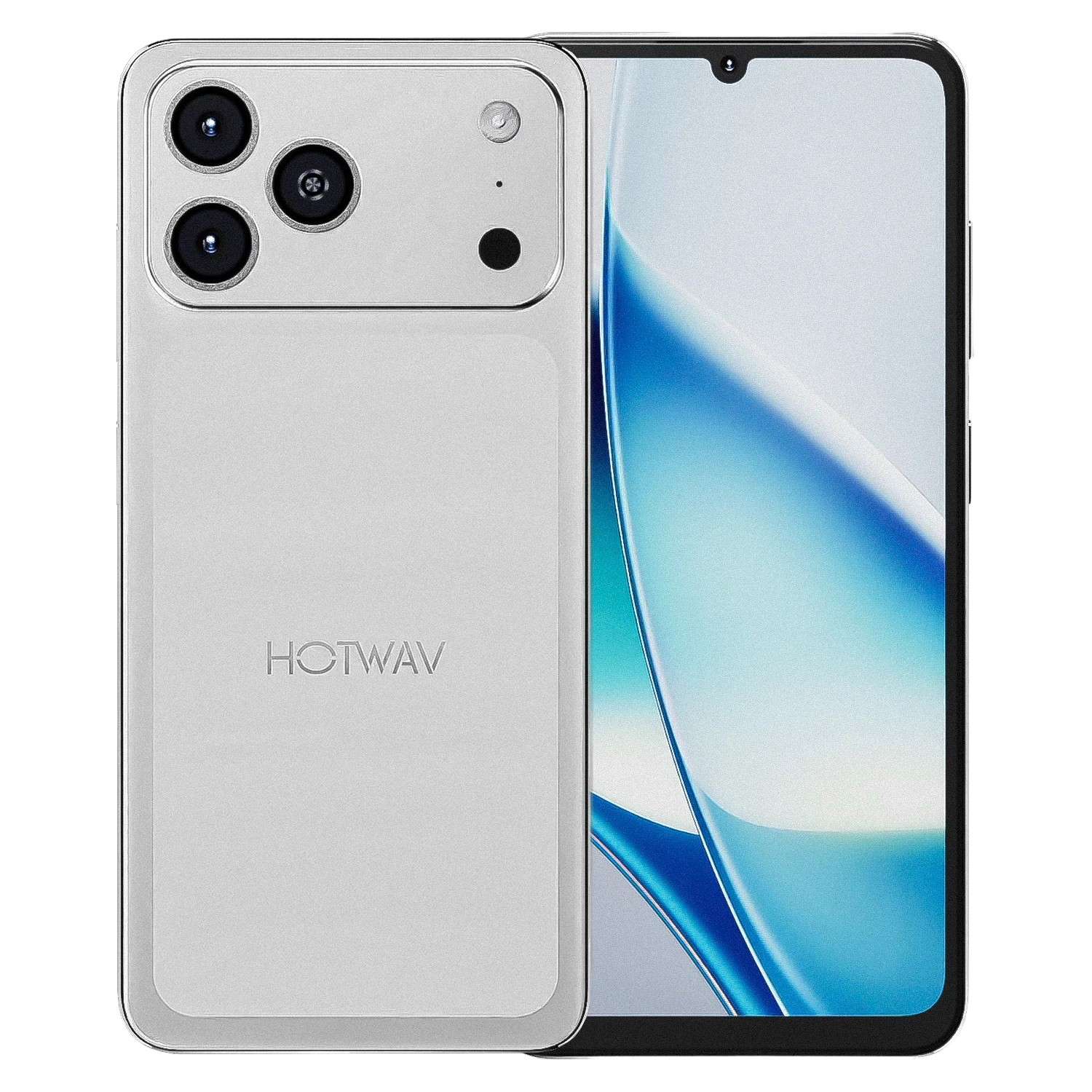 cel-hotwav-a17-pro-max-ds128gb4-68-48mpx-silver-global-1410259-yyiil Smartphone Hotwav A17 Pro Max Global 128GB 4GB RAM Dual SIM Pantalla 6.75" - Plata - Imagen 1