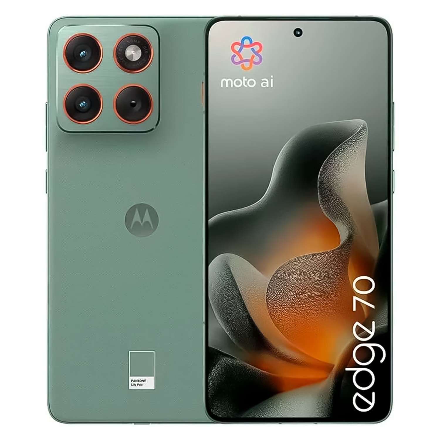 cel-motorola-edge-70-xt2601-3-5g-ds512gb12-67-lily-pad-us-1414837-cuzzw Smartphone Motorola Edge 70 5G XT2601-3 512GB 12GB RAM Dual SIM Pantalla 6.7" - Verde - Imagen 1
