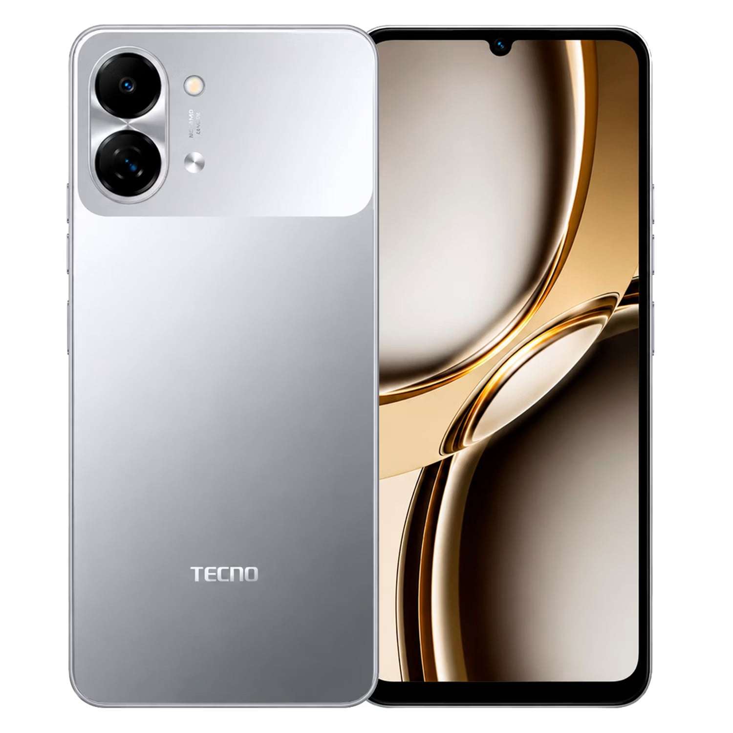 cel-tecno-spark-go-3-kn3-ds128gb4-titanium-gray-an-1386257-jl86b Smartphone Tecno Spark Go 3 KN3 128GB 4GB RAM Dual SIM Pantalla 6.74" - Gris Titanio (Anatel) - Imagen 1