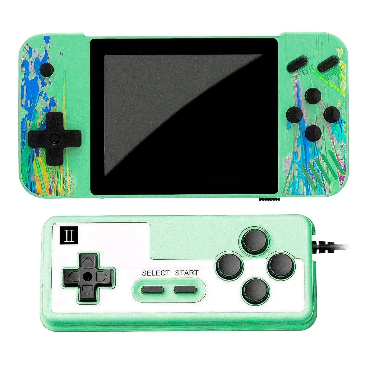 console-portatil-game-box-power-g3-800-jogos-controle-verde-1234152-65095 Consola Portátil Game Box Power G3 800 Juegos + Control - Verde - Imagen 1