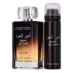 kit Perfume Lattafa Ameer Al Oudh Eau de Parfum Masculino 100ml + Desodorante - Imagen 2