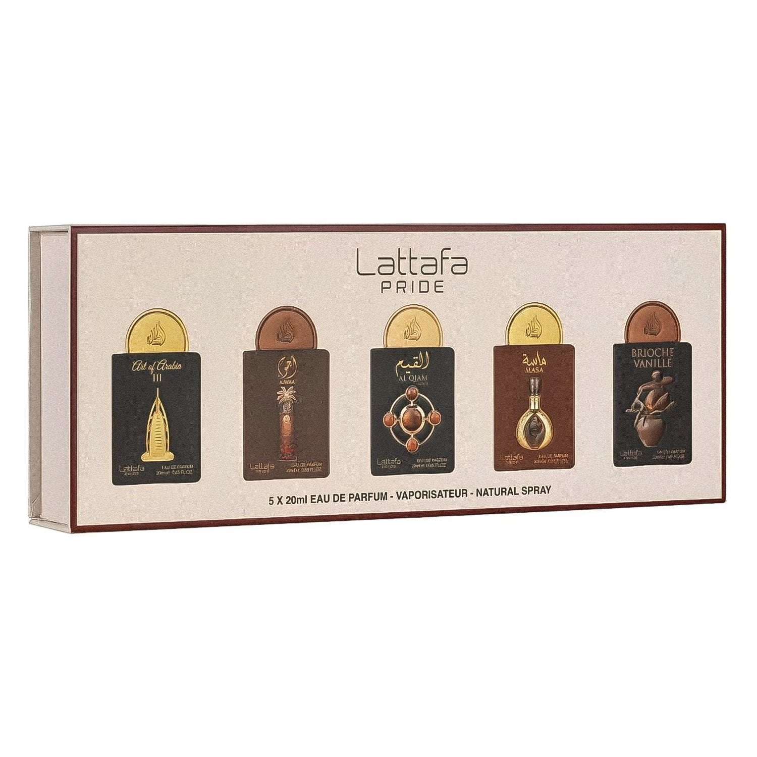 kit-perfume-lattafa-pride-gift-set-box-04-eau-de-parfum-unissex-5x20ml-1289107-31324 Kit Perfume Lattafa Pride Gift Set Box 04 Eau de Parfum Unissex 5x20ml - Imagen 1