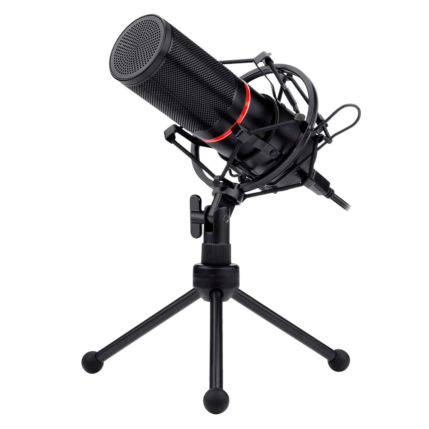 microfone-condensador-gamer-redragon-blazar-gm300-20khz-preto-707596-81177 Micrófono Condensador Gamer Redragon Blazar GM300 20kHz - Negro - Imagen 1