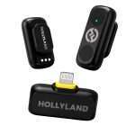 Micrófono Solapa Hollyland Lark A1 Mini Duo Lightning para Smartphone Inalámbrico - Gris Espacial