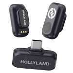 Micrófono Solapa Hollyland Lark A1 Duo USB-C Inalámbrico para Smartphone - Gris Espacial