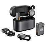 Micrófono Solapa Hollyland Lark M2S Mini Combo Inalámbrico para Smartphone - Negro (2 TX + 2 RX)