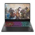 Notebook Gamer HP Omen Transcend Intel Core Ultra 7-255H RTX 5060 32GB RAM 1TB SSD Pantalla 14" 3K Windows 11 Inglés Negro - 14-FB1013DX