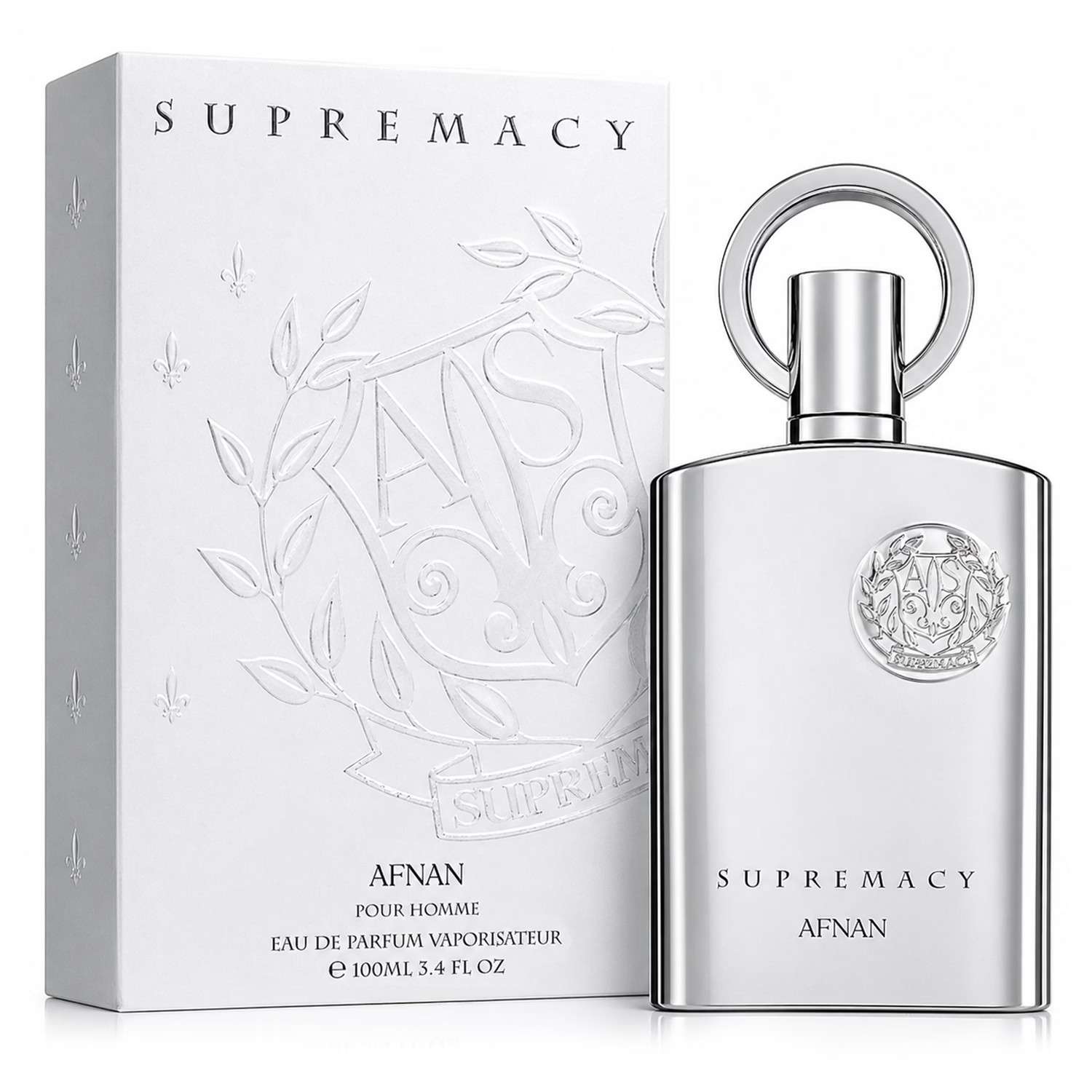 perfume-afnan-supremacy-silver-edp-100ml-1360318-b9yvd Perfume Afnan Supremacy Silver Eau de Parfum Masculino 100ml - Imagen 1