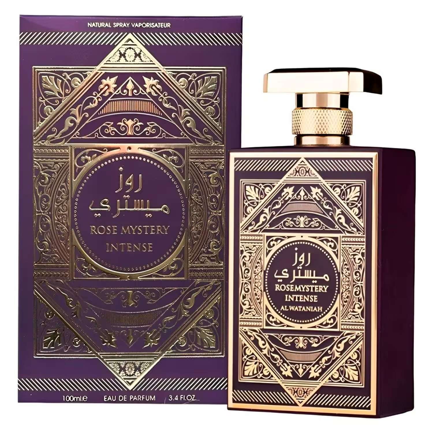 perfume-al-wataniah-rose-mystery-intense-unissex-100ml-1141450-13155 Perfume Al Wataniah Rose Mystery Intense Unissex 100ml - Imagen 1