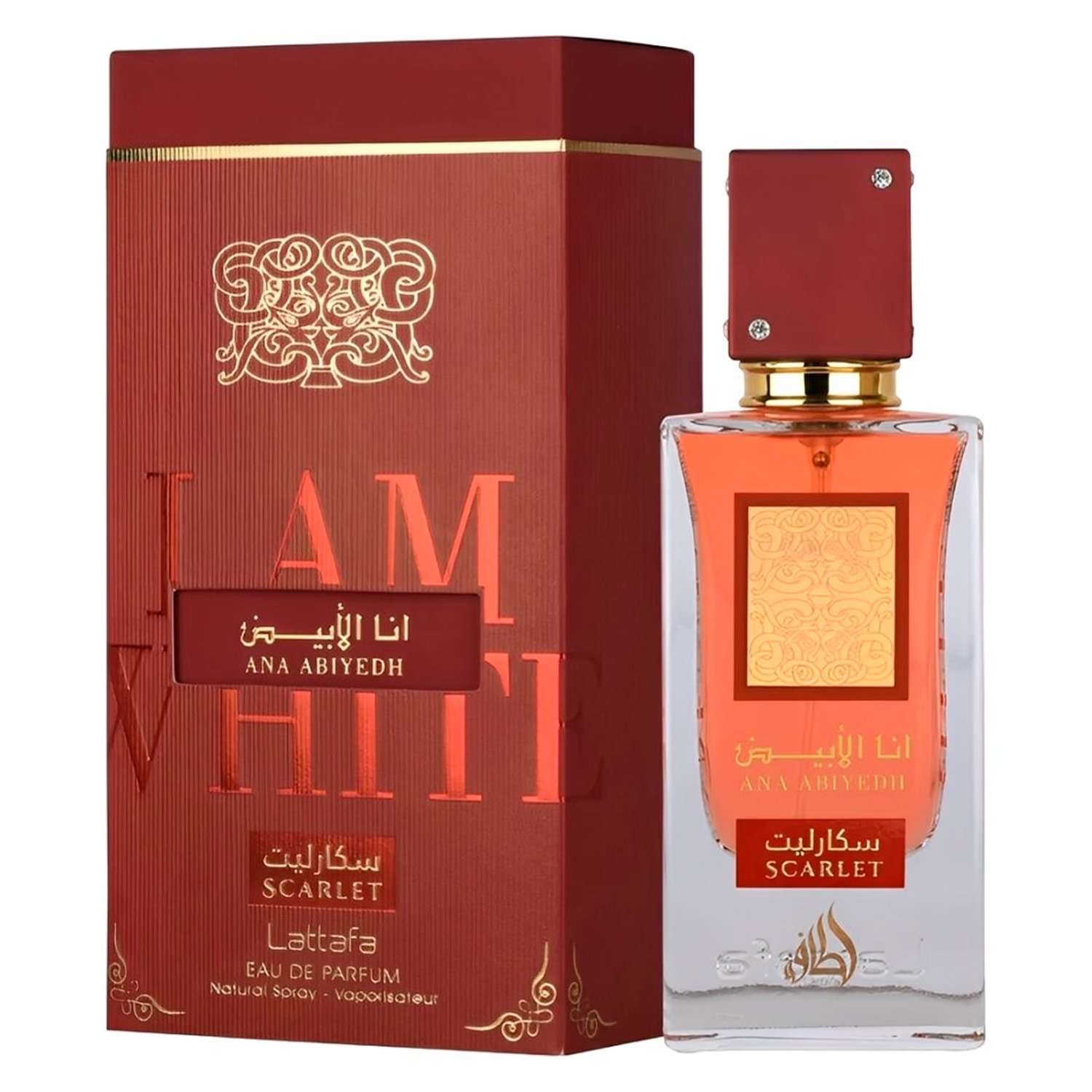 perfume-lattafa-ana-abiyedh-scarlet-eau-de-parfum-feminino-60ml-1267839-65744 Perfume Lattafa Ana Abiyedh Scarlet Eau de Parfum Femenino 60ml - Imagen 1