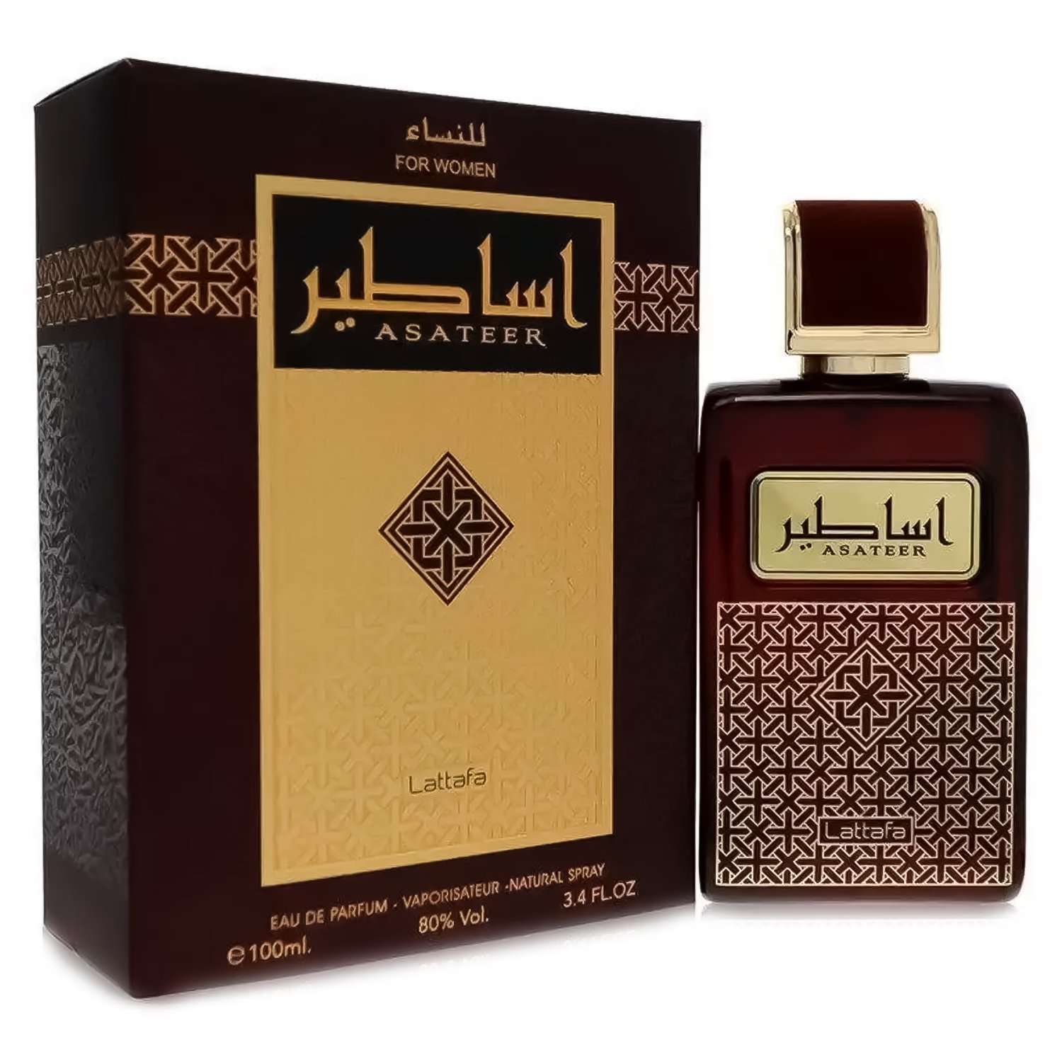 perfume-lattafa-asateer-eau-de-parfum-feminino-100ml-1284560-77942 Perfume Lattafa Asateer Eau De Parfum Femenino 100ml - Imagen 1