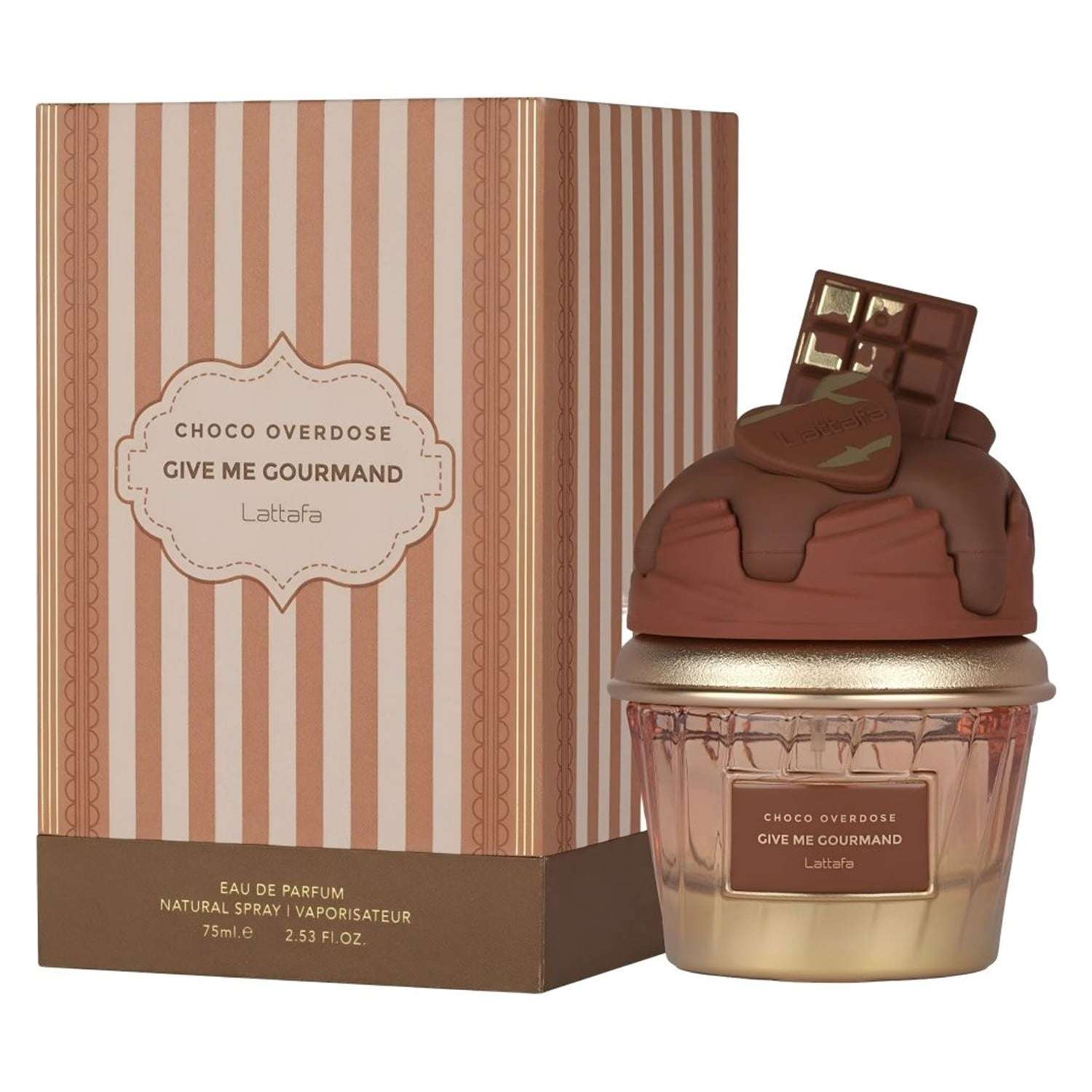 perfume-lattafa-give-me-gourmand-choco-overdose-1348453-asana Perfume Lattafa Give Me Gourmand Choco Overdose Eau de Parfum Unissex 75ml - Imagen 1