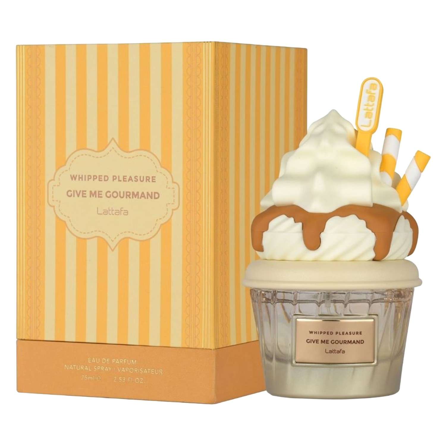 perfume-lattafa-give-me-gourmand-whipped-pleasure-1348491-zqhmg Perfume Lattafa Whipped Pleasure Eau de Parfum Unissex 75ml - Imagen 1