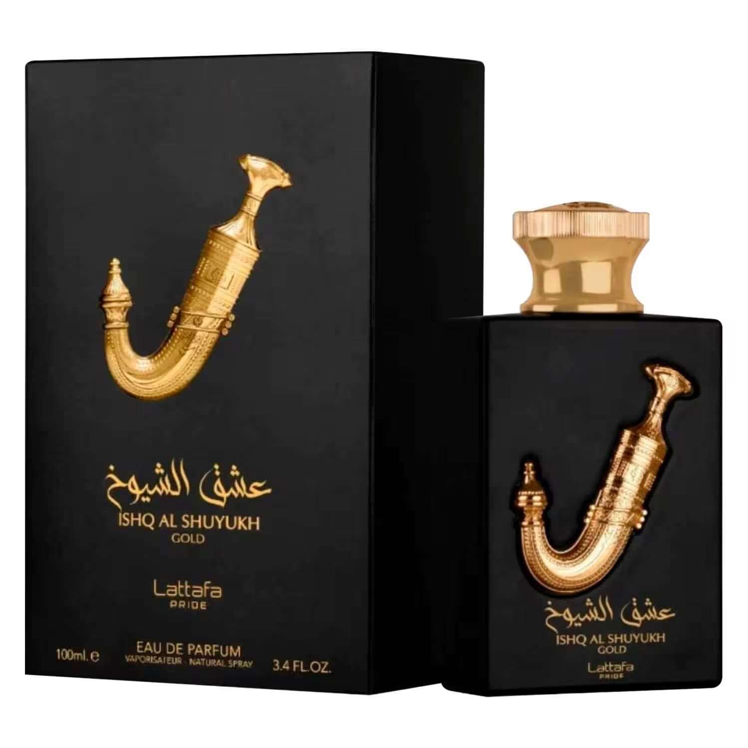perfume-lattafa-ishq-al-shuyukh-gold-eau-de-parfum-unissex-100ml-1179149-02161 Perfume Lattafa Ishq Al Shuyukh Gold Eau de Parfum Unissex 100ml - Imagen 1