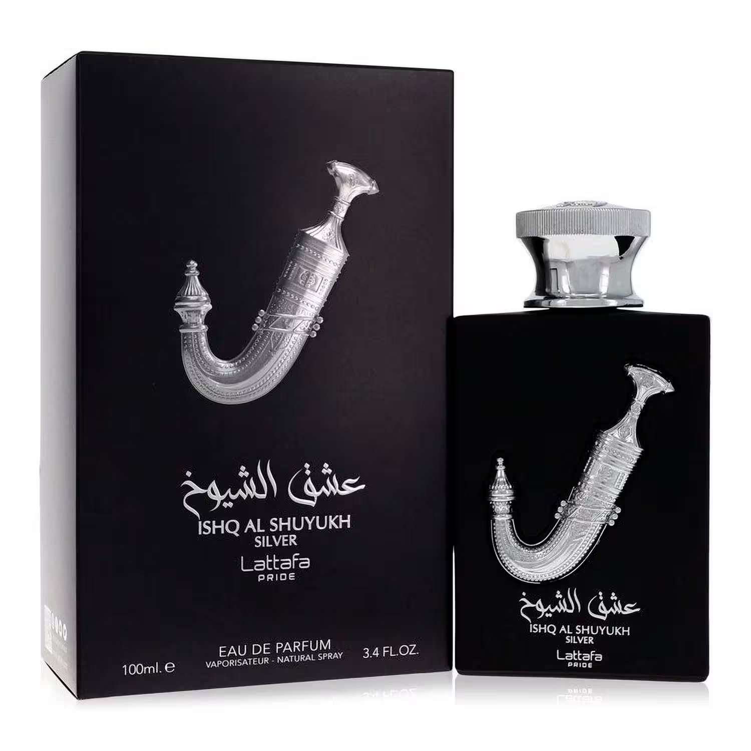 perfume-lattafa-ishq-al-shuyukh-silver-eau-de-parfum-unissex-100ml-1110920-90024 Perfume Lattafa Ishq Al Shuyukh Silver Eau de Parfum Unissex 100ml - Imagen 1