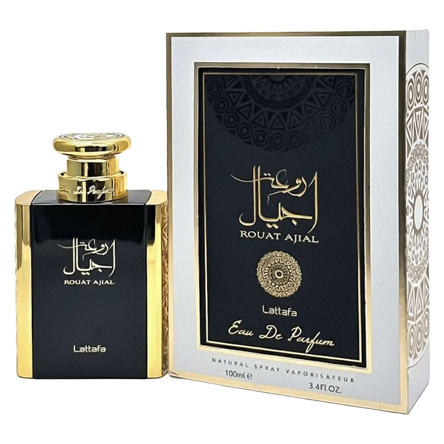perfume-lattafa-rouat-ajial-eau-de-parfum-unissex-100ml-1284539-87244 Perfume Lattafa Rouat Ajial Eau de Parfum Unissex 100ml - Imagen 1