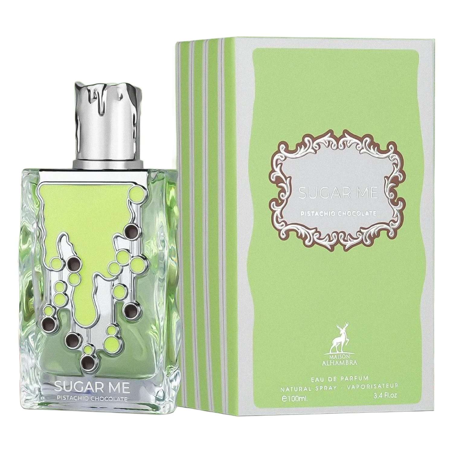 perfume-maison-alhambra-sugar-me-pistachio-chocolate-eau-de-parfum-feminino-100ml-1287820-33914 Perfume Maison Alhambra Sugar Me Pistachio Chocolate Eau de Parfum Femenino 100ml - Imagen 1