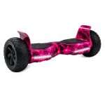 Scooter Eléctrico Interbras 8.5" OFF Road Bluetooth LED - Rosa Galaxia
