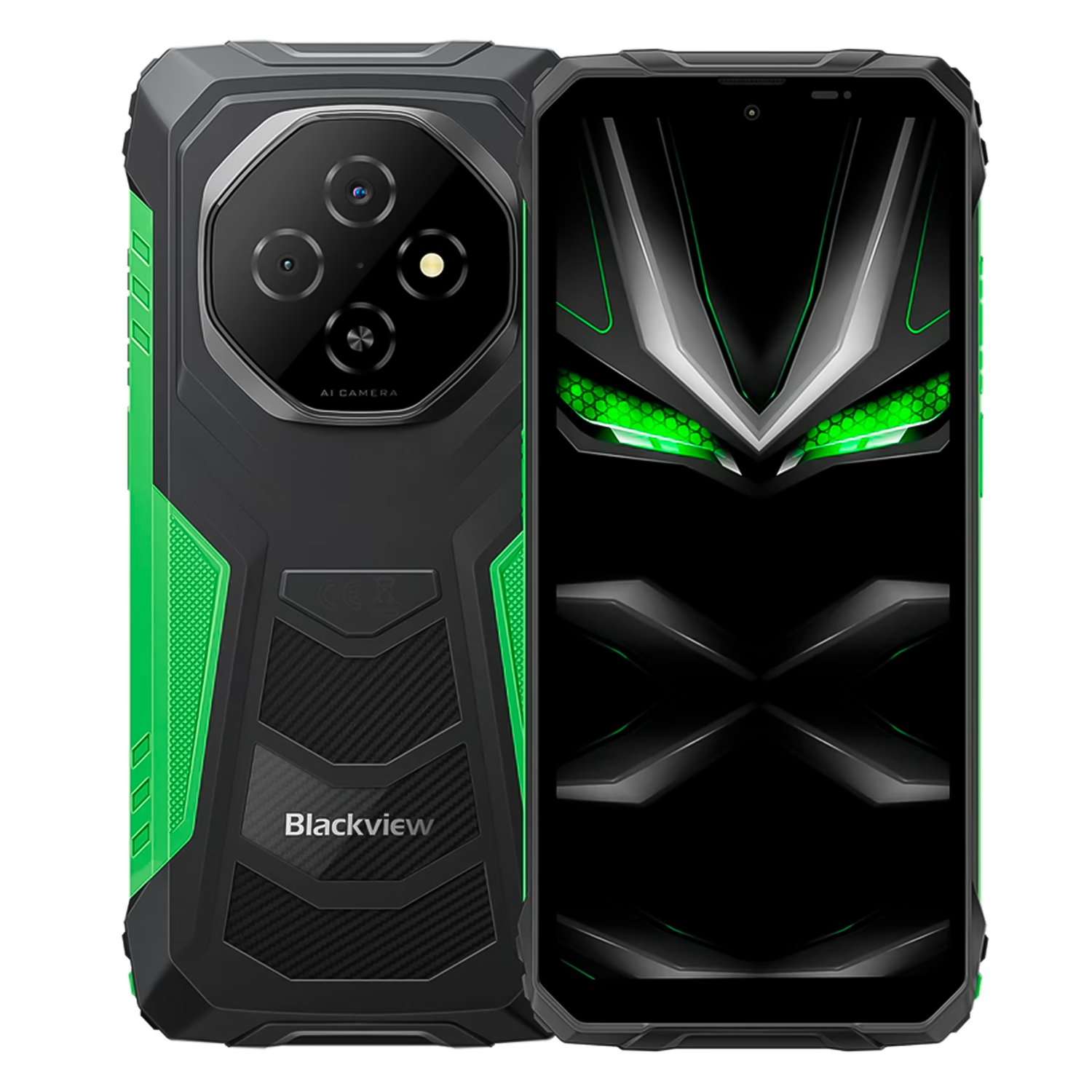 smartphone-blackview-fort-1-256gb-6gb-ram-dual-sim-tela-656-verde-1415285-atzx8 Smartphone Blackview Fort 1 256GB 6GB RAM Dual SIM Pantalla 6.56" - Verde - Imagen 1