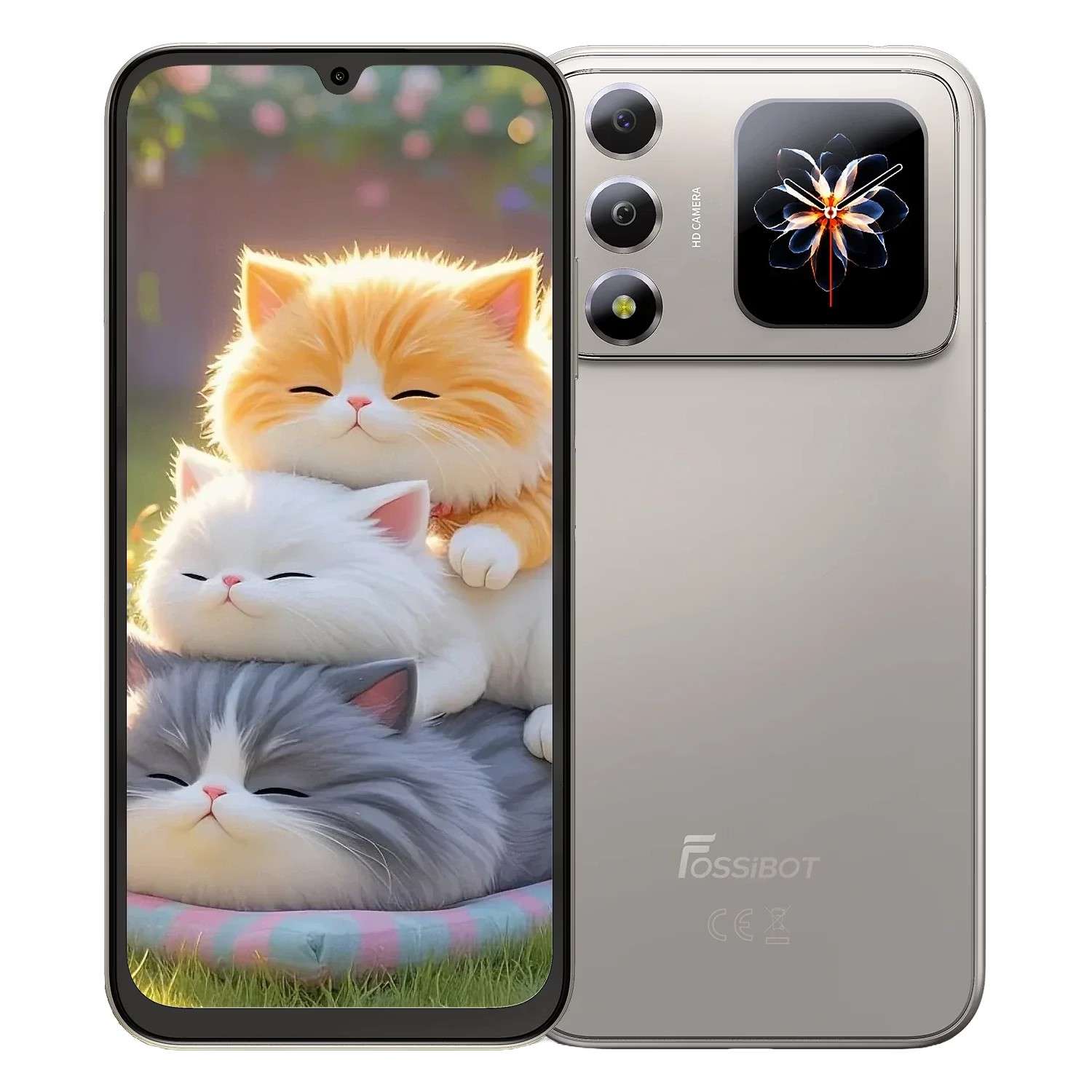 smartphone-fossibot-s7-128gb-4gb-ram-dual-sim-tela-69-titanio-natural-1367546-a5swh Smartphone Fossibot S7 128GB 4GB RAM Dual SIM Pantalla 6.9" - Titanio Natural - Imagen 1
