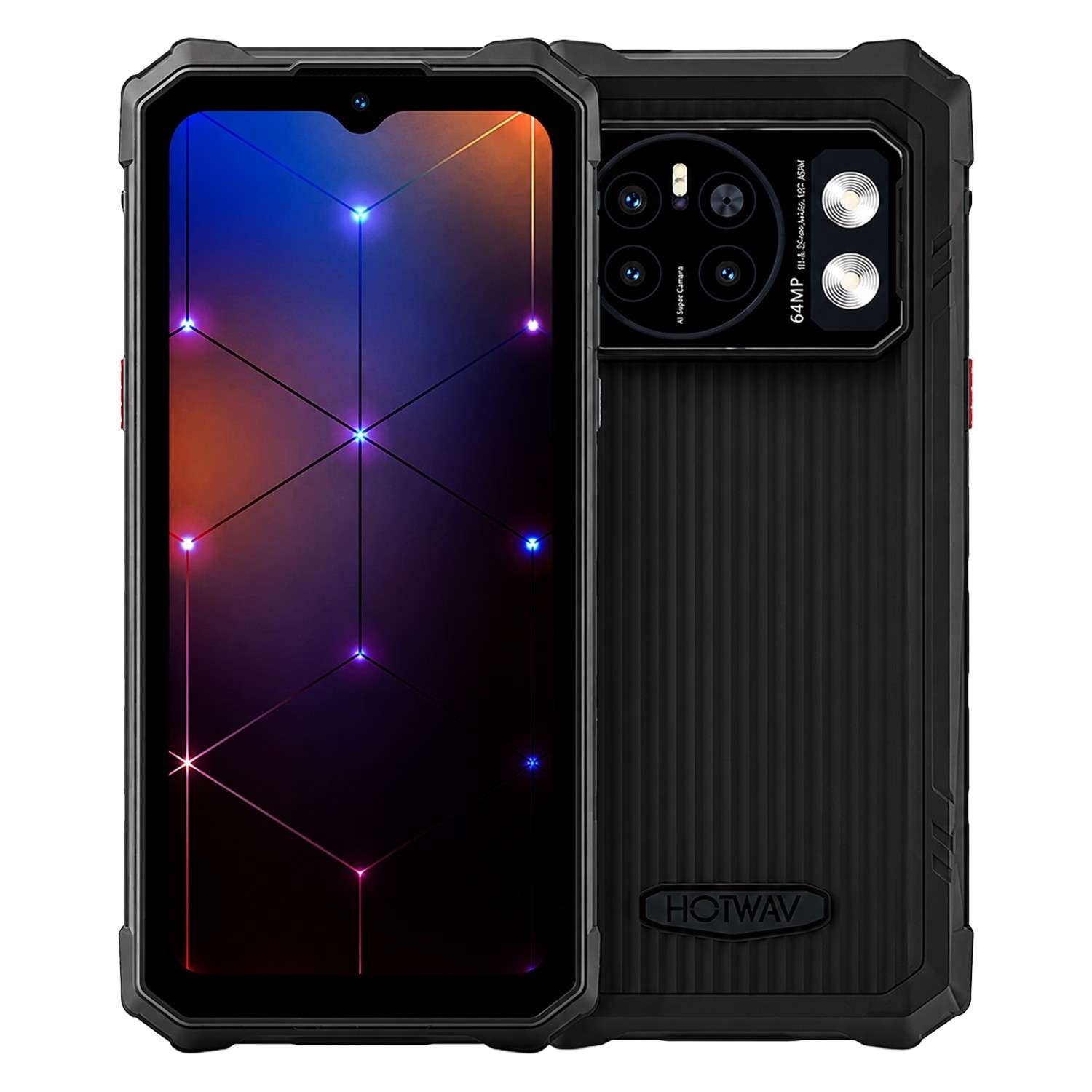 smartphone-hotwav-cyber-13-128gb-8gb-ram-dual-sim-tela-66-preto-1353297-5r2sk Smartphone Hotwav Cyber 13 128GB 8GB RAM Dual SIM Pantalla 6.6" - Negro - Imagen 1