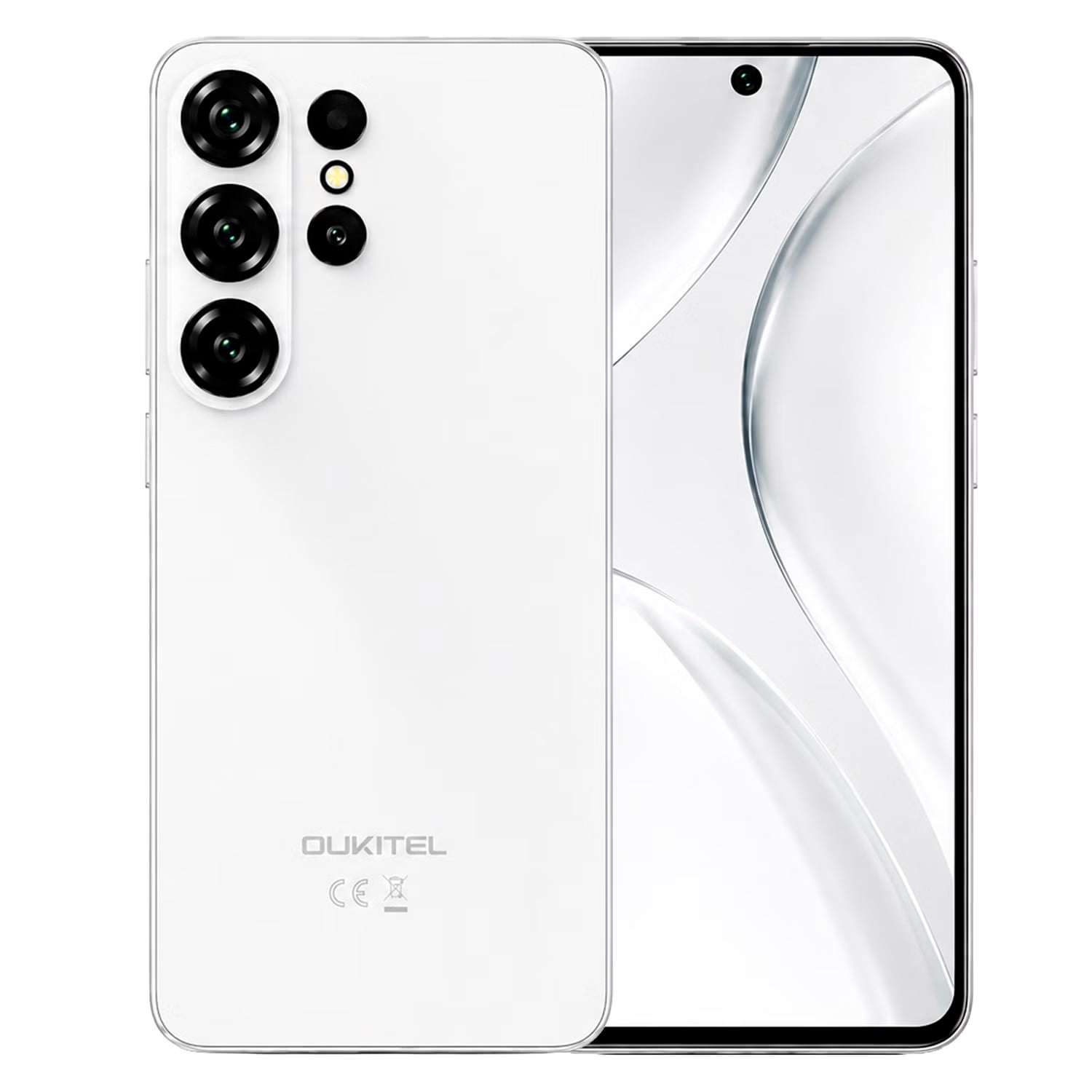 smartphone-oukitel-c26-128gb-6gb-ram-dual-sim-tela-663-branco-1392838-x4px4 Smartphone Oukitel C26 128GB 6GB RAM Dual SIM Pantalla 6.63" - Blanco - Imagen 1