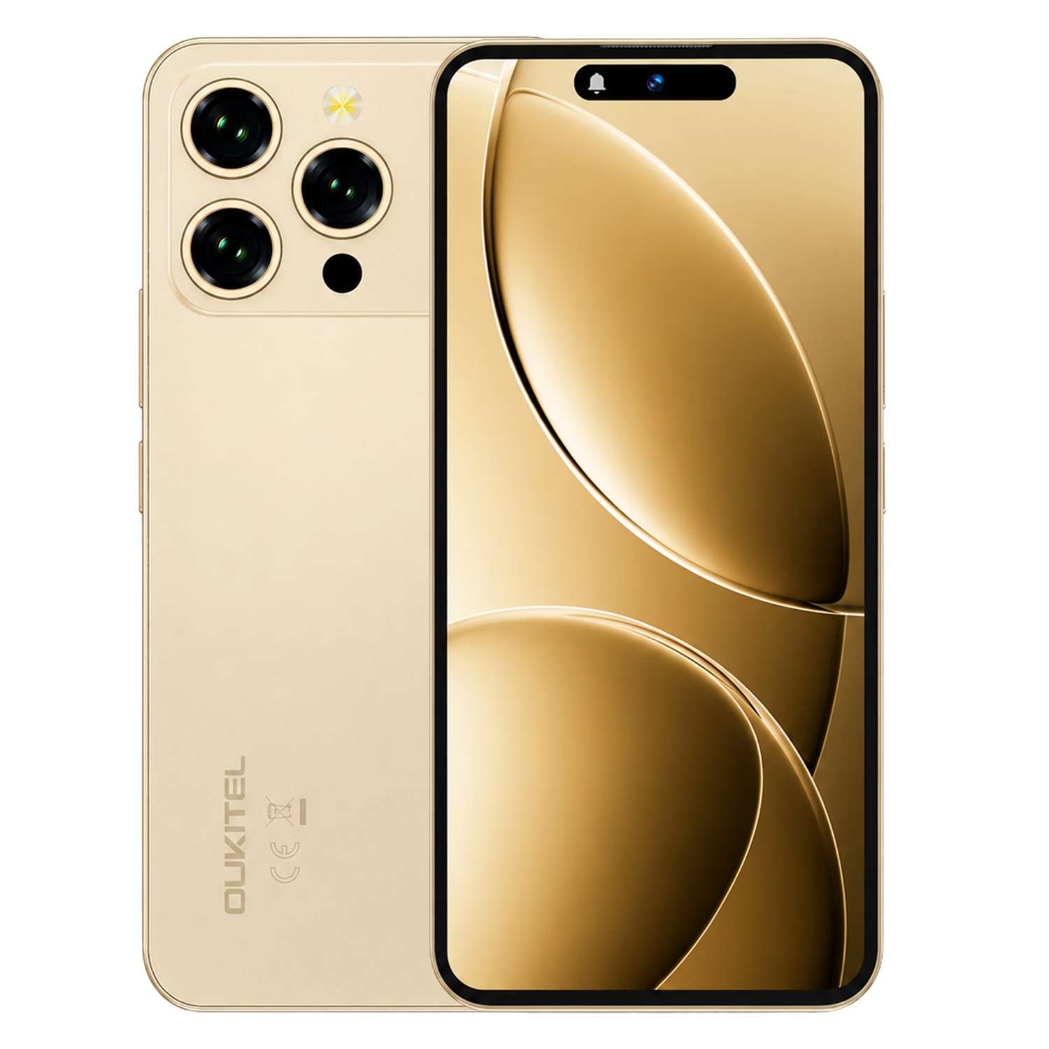 smartphone-oukitel-p1-pro-256gb-4gb-ram-dual-sim-tela-67-dourado-1359688-dbm35 Smartphone Oukitel P1 Pro 256GB 4GB RAM Dual SIM Pantalla 6.7" - Dorado - Imagen 1