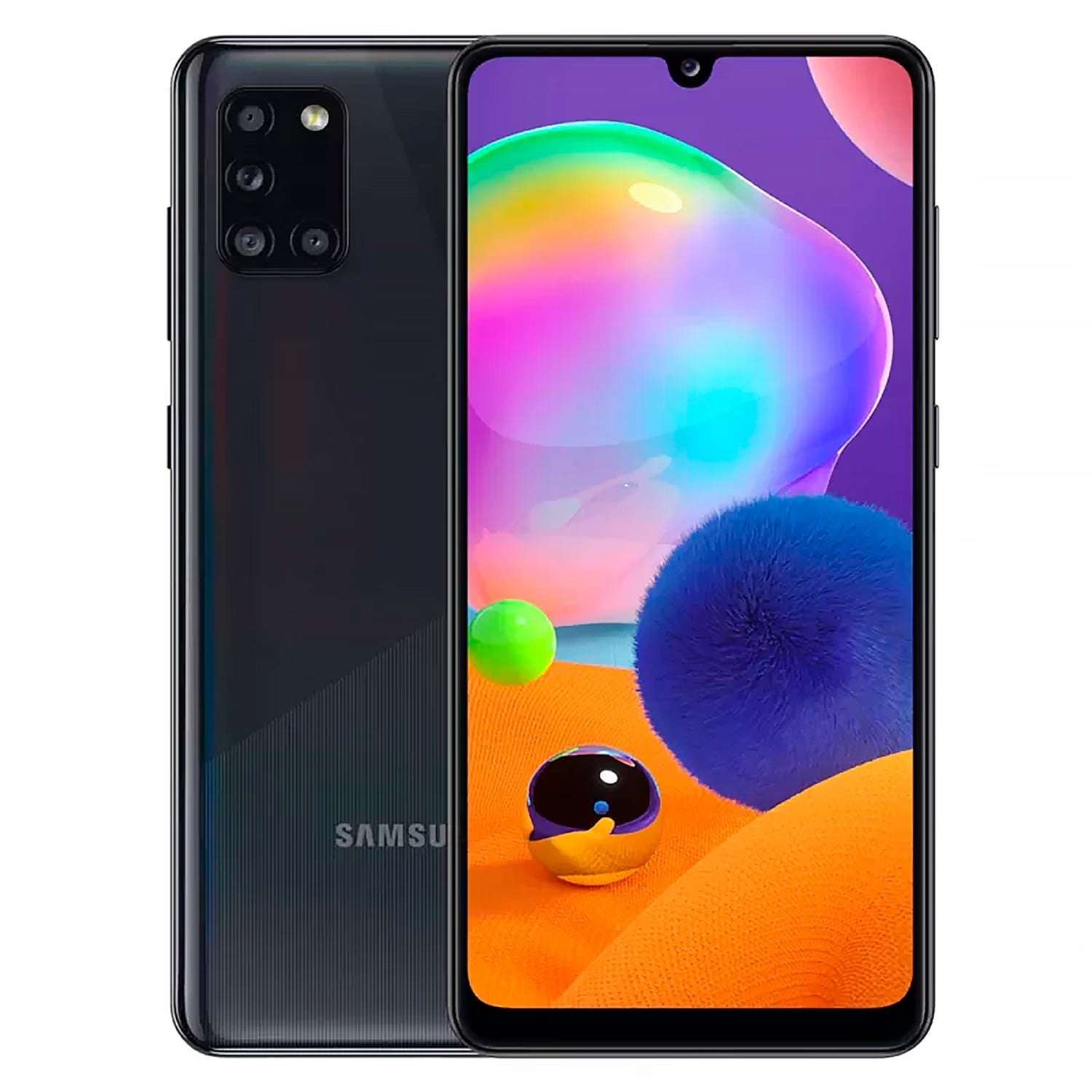 smartphone-samsung-galaxy-a31-a315f-128gb-4gb-ram-dual-sim-tela-64-preto-caixa-danificada-1360165-fre7l Smartphone Samsung Galaxy A31 A315F 128GB 4GB RAM Dual SIM Pantalla 6.4" - Negro (Caja Dañada) - Imagen 1