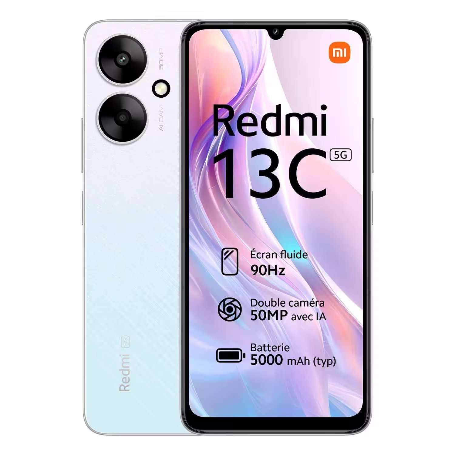smartphone-xiaomi-redmi-13c-5g-128gb-6gb-ram-dual-sim-tela-6-74-chines-branco-1154627-74436 Smartphone Xiaomi Redmi 13C 5G 128GB 6GB RAM Dual SIM Pantalla 6.74" Chino - Blanco - Imagen 1