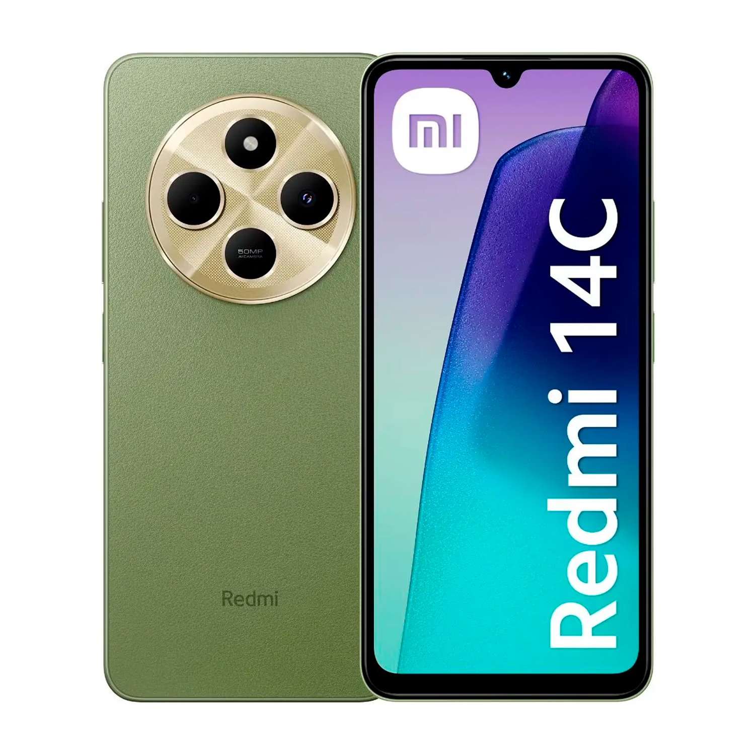smartphone-xiaomi-redmi-14c-256gb-8gb-ram-dual-sim-tela-6-88-chines-verde-1220568-94802 Smartphone Xiaomi Redmi 14C 256GB 8GB RAM Dual SIM Pantalla 6.88" Chino - Verde - Imagen 1