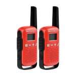 Walk Talk Motorola T-110 16MIL-25km - Negro Rojo